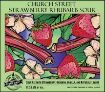 Church Street - Strawberry Rhubarb Sour (4 pack 16oz cans) (4 pack 16oz cans)