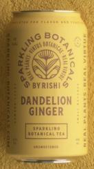 Rishi - Dandelion Ginger Sparkling Botanical (12 pack 12oz cans) (12 pack 12oz cans)