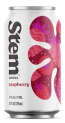 Stem Cider - Raspberry Apple Cider (4 pack 12oz cans) (4 pack 12oz cans)